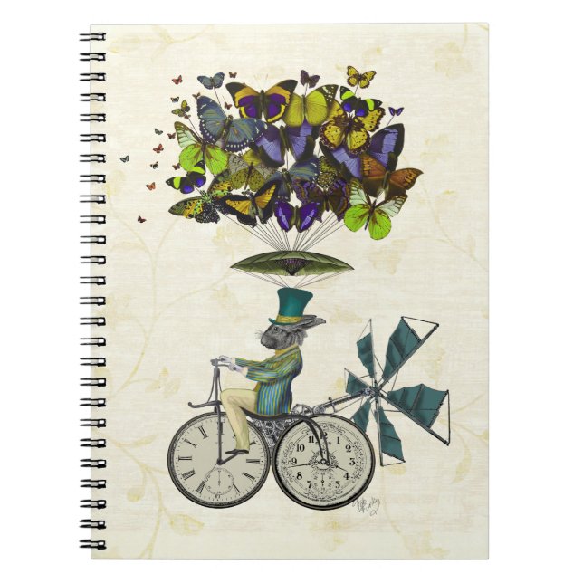 Time Flies Rabbit 3 Notebook (Front)