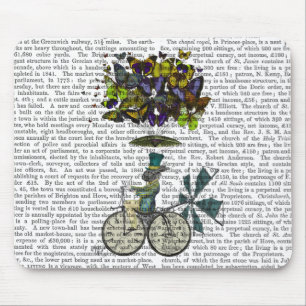 Time Flies Rabbit Mouse Pad