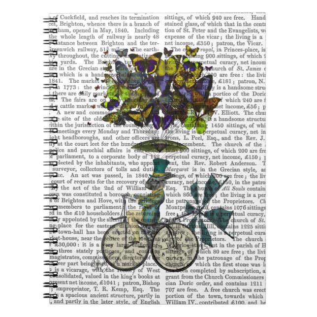 Time Flies Rabbit Notebook (Front)