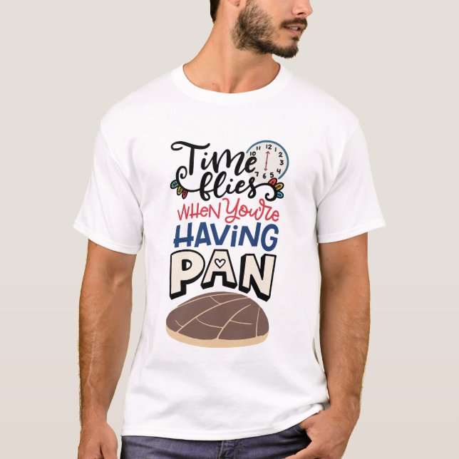 Time Flies When You're Having Pan T-Shirt (Front)