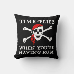 Time Flies When You're Having Rum Cushion