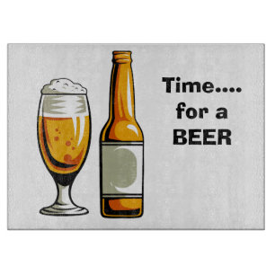 Time for a Beer Cutting Board
