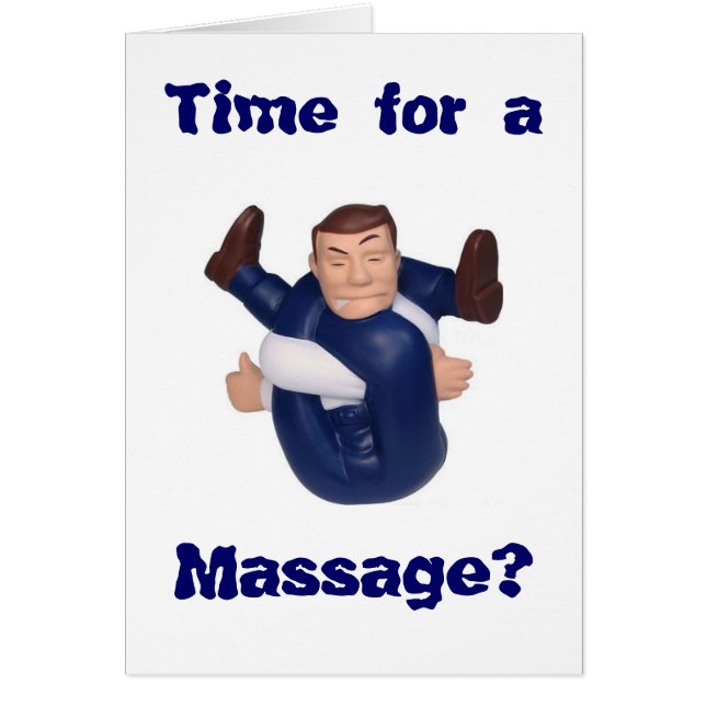 Time for a Massage? blank inside I n... (Front)
