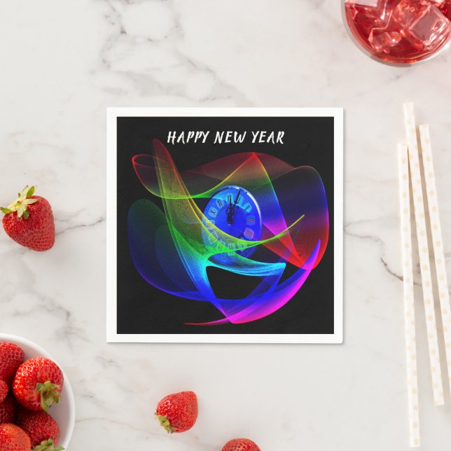 Time for a New Year’s Eve Party Napkin (Insitu)