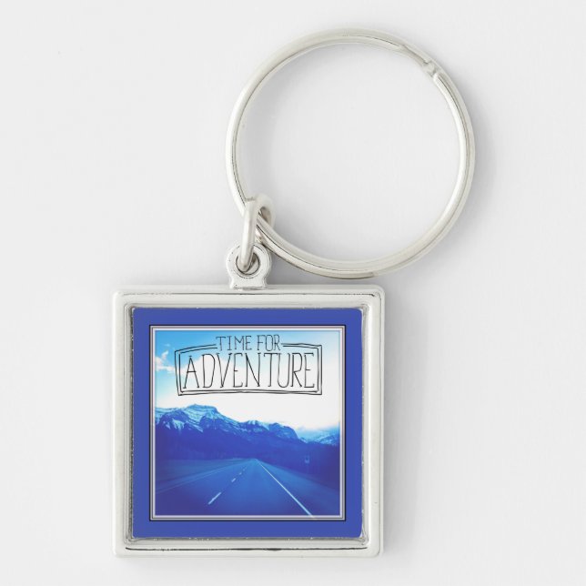 Time For Adventure Key Ring (Front)