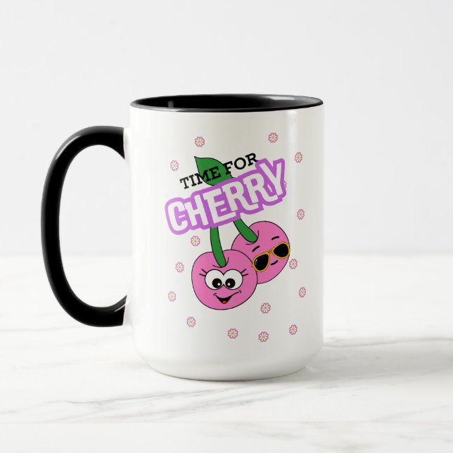 TIME FOR CHERRY MUG (Left)