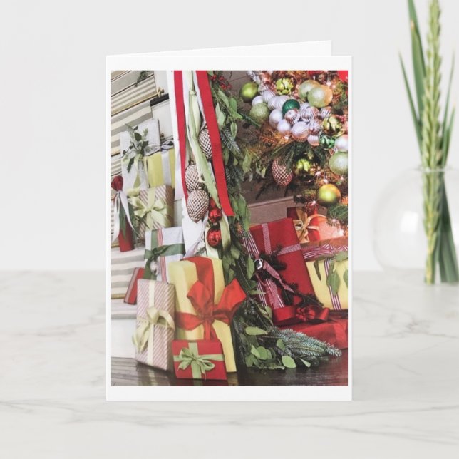 ****TIME FOR FAMILY AND FRIENDS CHRISTMAS WISH*** CARD (Front)