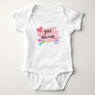 Time for Girl Dinner Baby Bodysuit