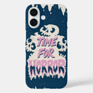 Time for Horror - Spooky Skull Drip Halloween iPhone 16 Case