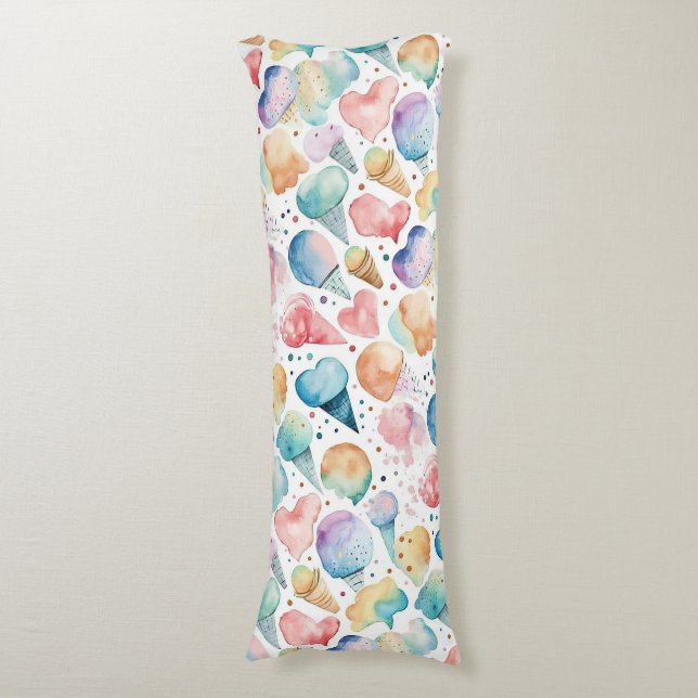 Time for Ice Cream Body Pillow (Front Vertical)