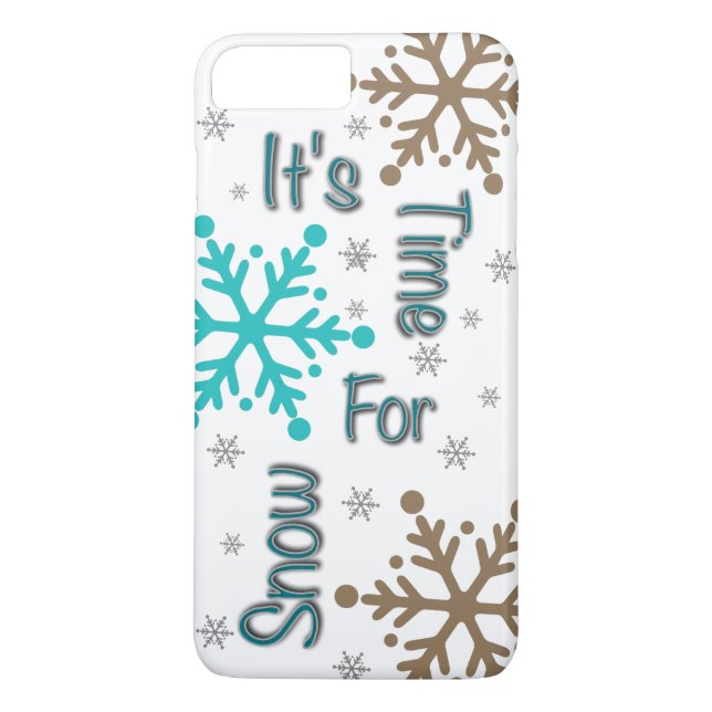 Time For Snow iPhone Case (Back)