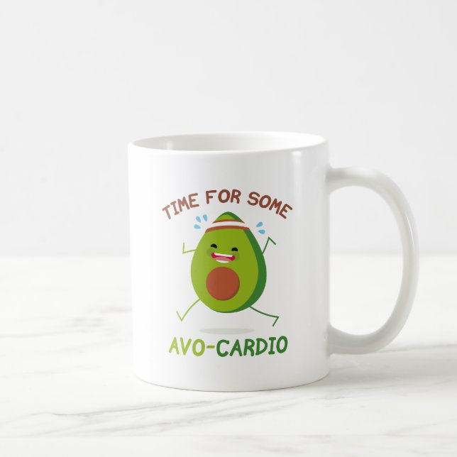 Time For Some Avo-Cardio Coffee Mug (Right)