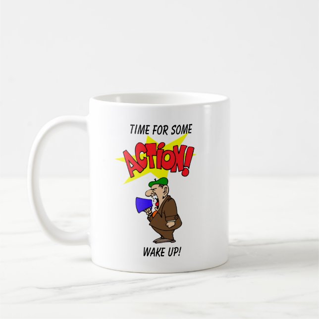 Time for some WAKE UP!  Mug (Left)