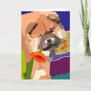 TIME FOR SPRING heARTdeco Chow Card