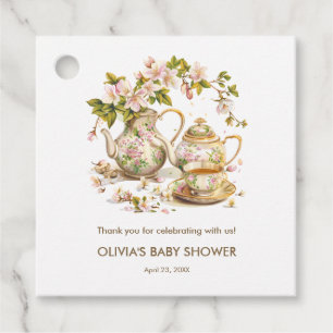 Time for Tea / A Baby is Brewing Baby Shower Favour Tags