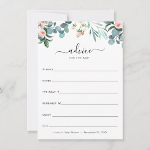 Time for Tea Advice for the Baby Card