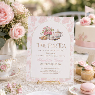 Time for Tea Baby Shower Invitation