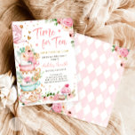 Time for Tea Baby Shower Invite Tea Party Brewing<br><div class="desc">Tea themed party invitation for your perfect celebration.</div>