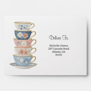 Time for Tea Bridal Shower Envelopes