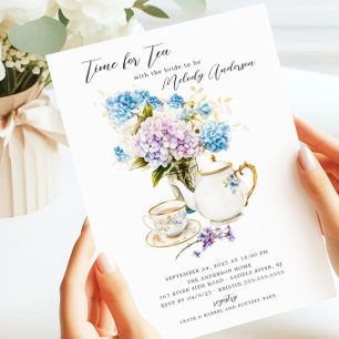 Time for Tea Bridal Shower Invitation