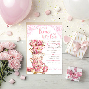 Time for Tea Bridal Shower Invitation