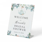 Time for Tea Bridal Shower Welcome Poster