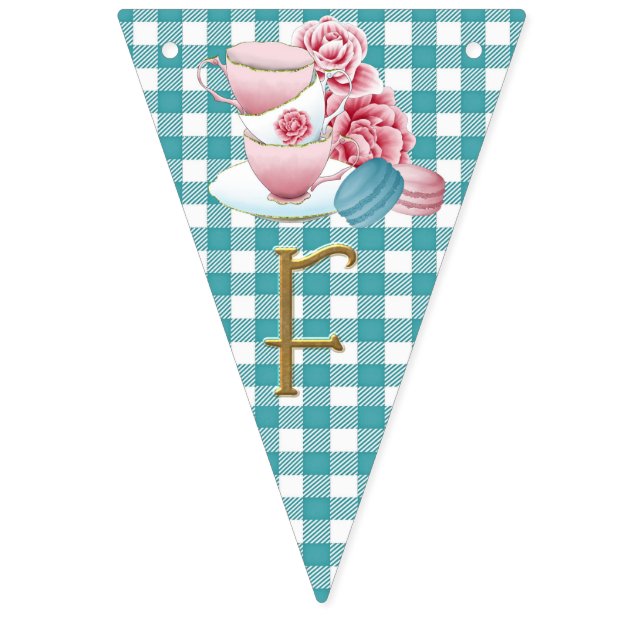 "Time for Tea" Bunting. Bunting (Eighth Flag)