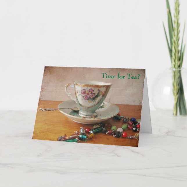 Time for Tea? Card (Front)