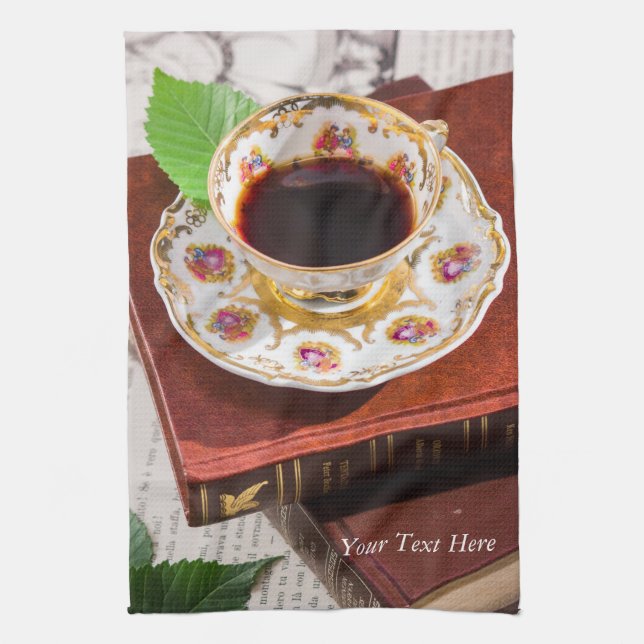 Time for Tea Design Tea Towel (Vertical)