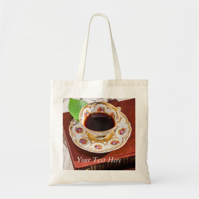 Time for Tea Design Tote Bag (Front)