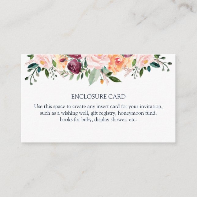 Time for Tea Enclosure Card (Front)