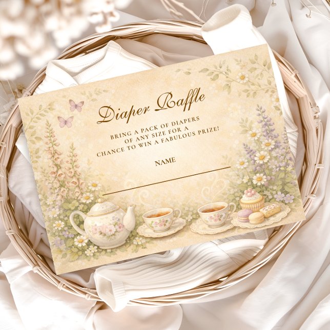 Time for Tea Garden Diapper Raffle Enclosure Card (Creator Uploaded)