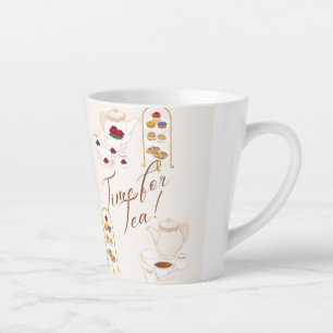 Time for Tea!  Latte Mug