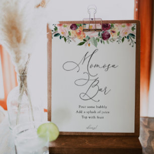 Time for Tea Momosa Bar Sign