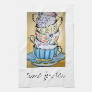 time for tea tea towel