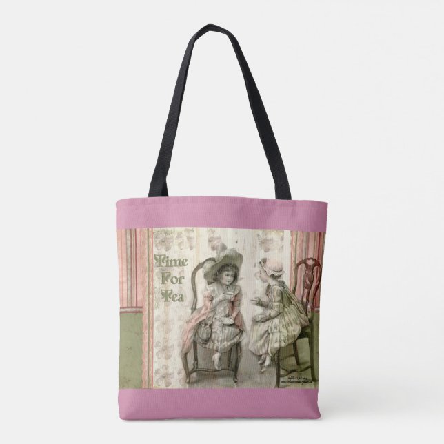 Time For Tea Tote Bag (Back)