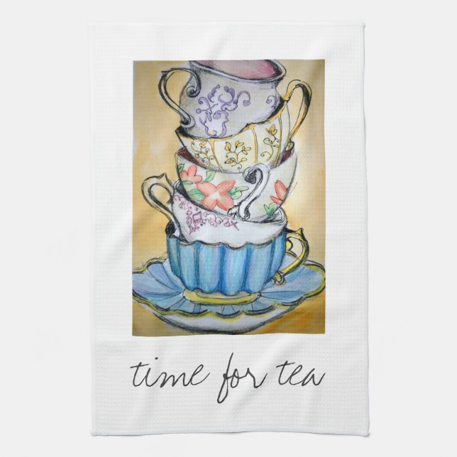time for tea towel (Vertical)
