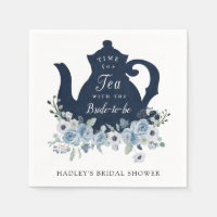 Time for Tea with the Bride to Be Blue