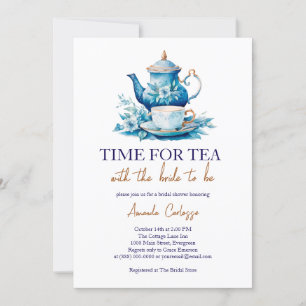 Time For Tea With The Bride To Be Bridal shower Invitation