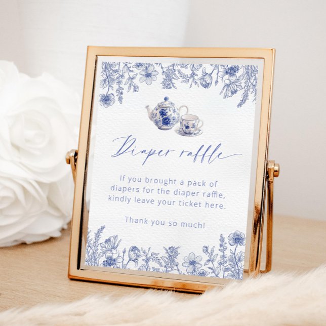 Time For Tea With The Mummy To Be Diaper raffle Poster (Creator Uploaded)