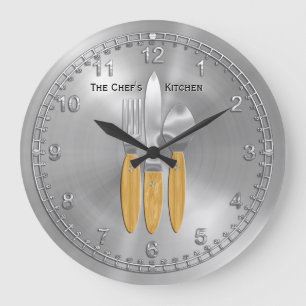 Time for the Master Chef in You (Personalised) Large Clock