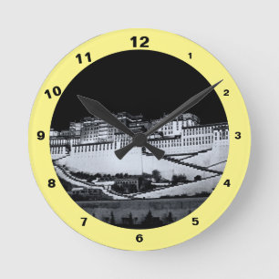 Time for Tibet & Potala Palace, Lhasa at night Round Clock