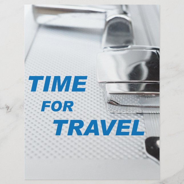 Time for travel flyer (Front)