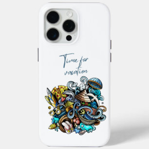 time for vacation iPhone 15 pro max case