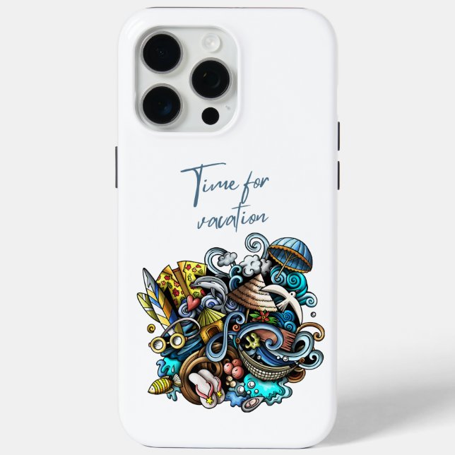 time for vacation Case-Mate iPhone case (Back)