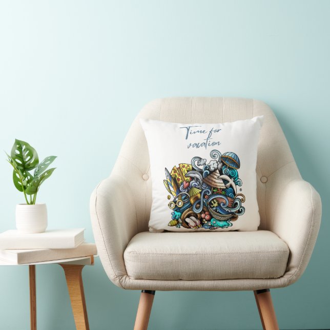 time for vacation cushion (Chair)