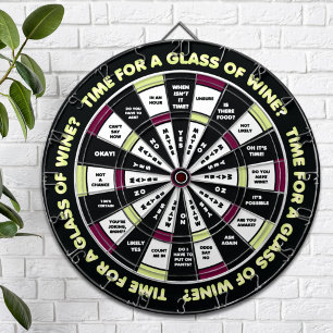 Time For Wine Decision Maker Dartboard
