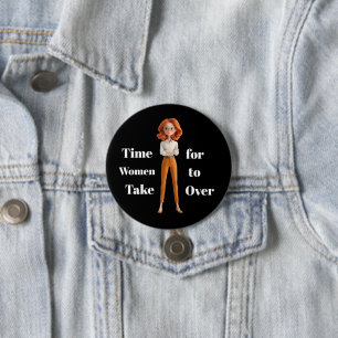 Time For Women Button