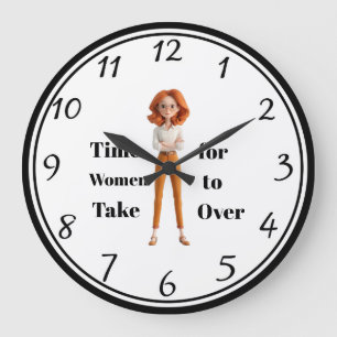 Time For Women Wall Clock