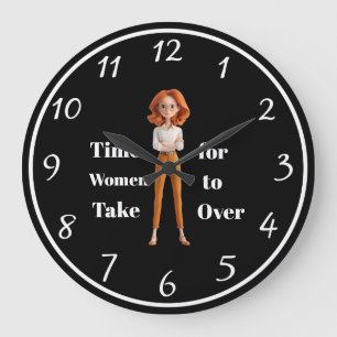 Time For Women Wall Clock